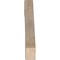 Ekena Millwork 5 1/2"W x 36"D x 36"H Westlake Smooth Knee Brace, Douglas Fir BRC06X36X36WTL00SDF - alternate 4